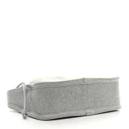 Alexander Wang Metallic Ribbed Knit Small Ryan Bag Silver 4 of 10