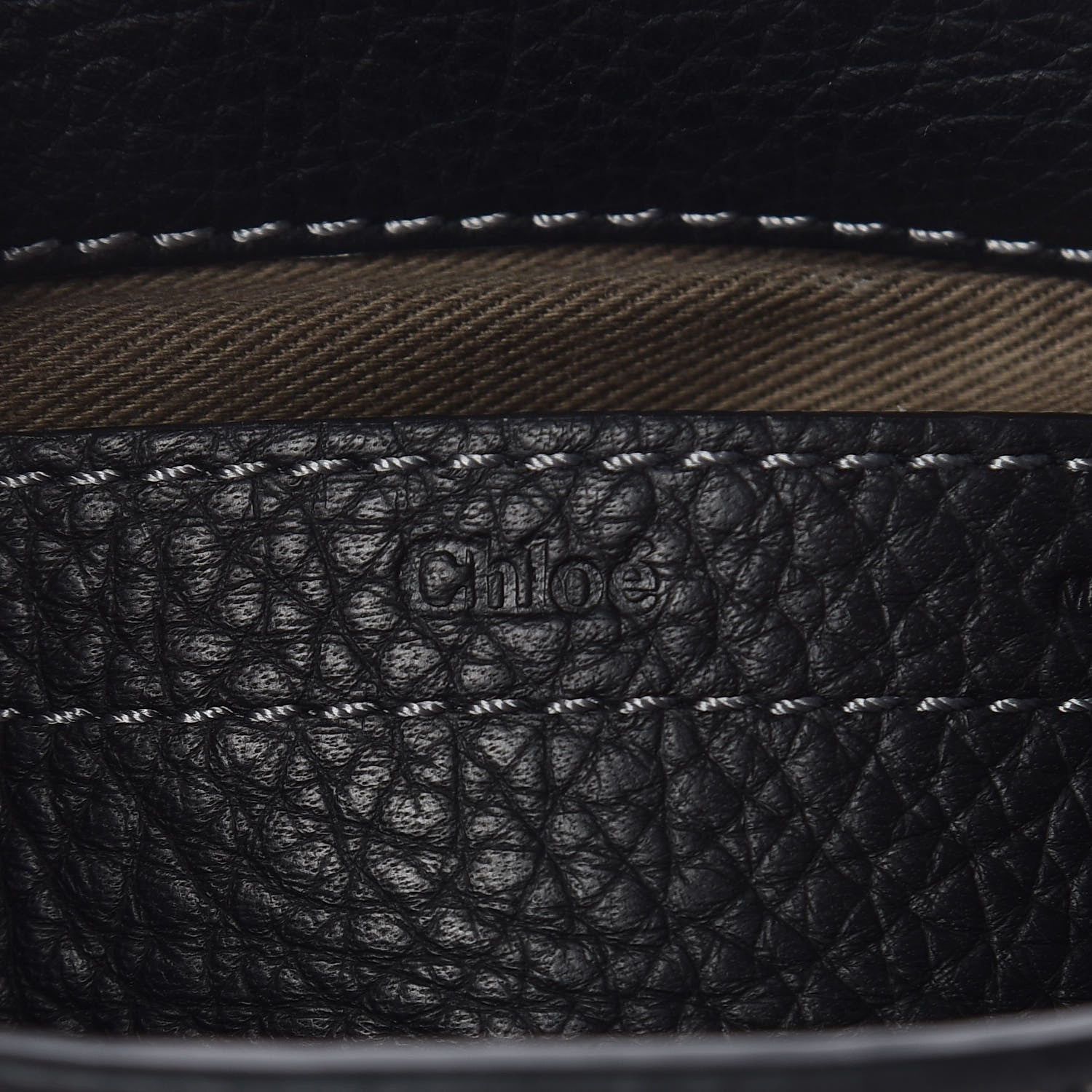 Chloe Calfskin Mini Marcie Round Crossbody Bag Black 6 of 10
