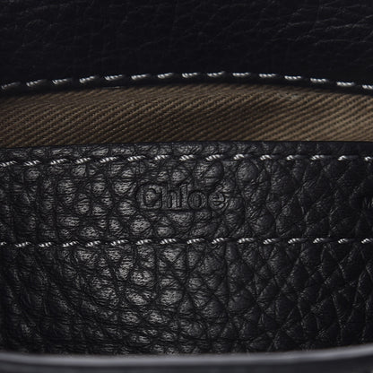 Chloe Calfskin Mini Marcie Round Crossbody Bag Black 6 of 10