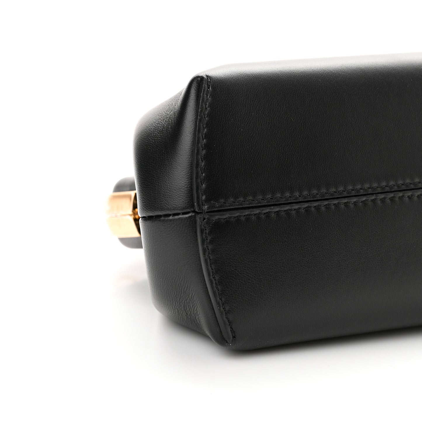 Shiny Nappa Small Fendi First Black