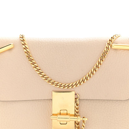 Chloe Grained Lambskin Mini Drew Shoulder Bag Abstract White 8 of 14