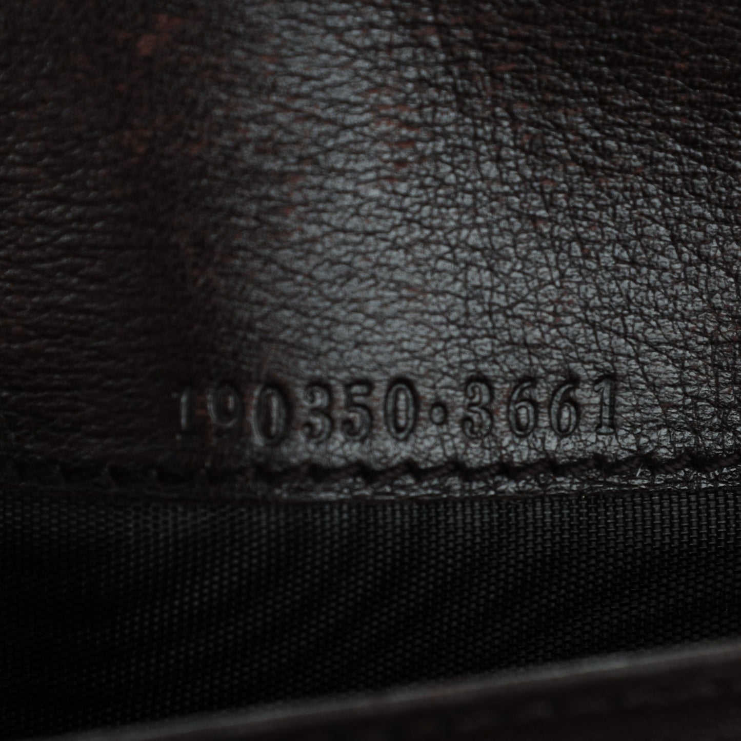 Guccissima Hysteria Continental Wallet Chocolate