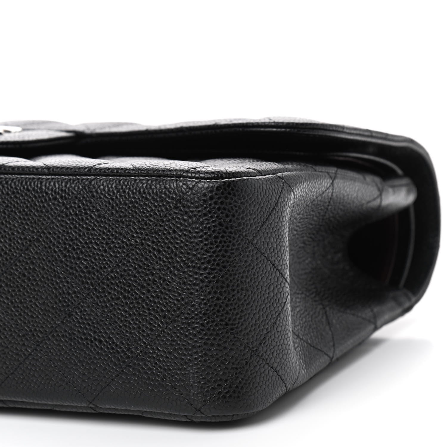 Chanel Caviar Quilted Jumbo Double Flap Black 7 of 9