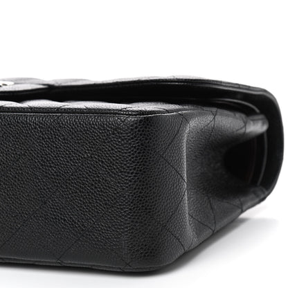 Chanel Caviar Quilted Jumbo Double Flap Black 7 of 9