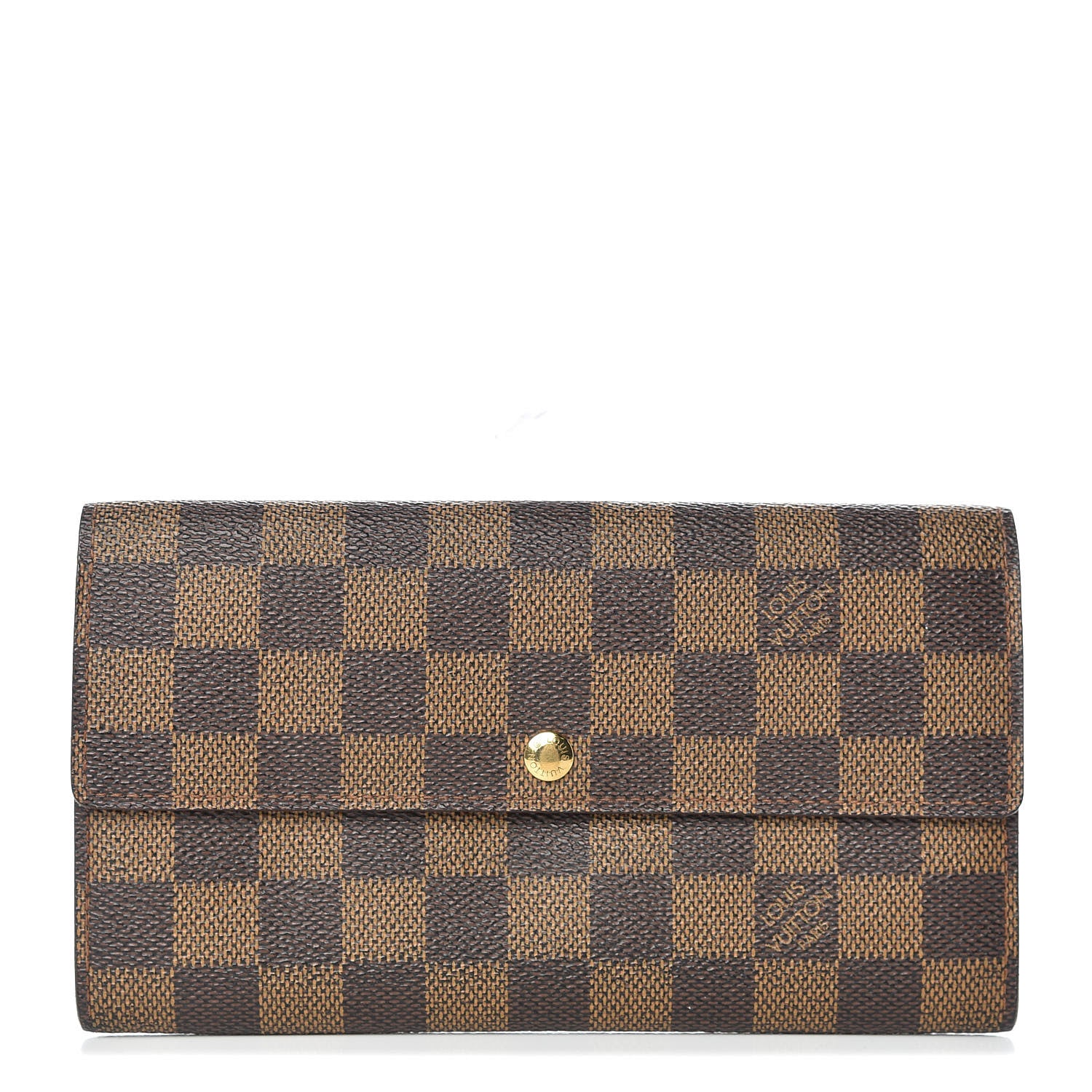 Louis Vuitton Damier Ebene Porte-Monnaie Wallet 1 of 12