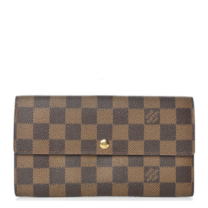Louis Vuitton Damier Ebene Porte-Monnaie Wallet 1 of 12