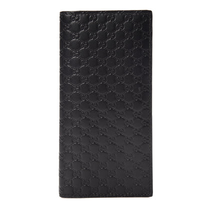 Gucci Microguccissima Bi-Fold Organizer Wallet Black 1 of 7