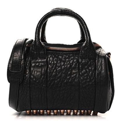 Alexander Wang Pebbled Lambskin Mini Rockie Black Rose Gold Hardware 1 of 9