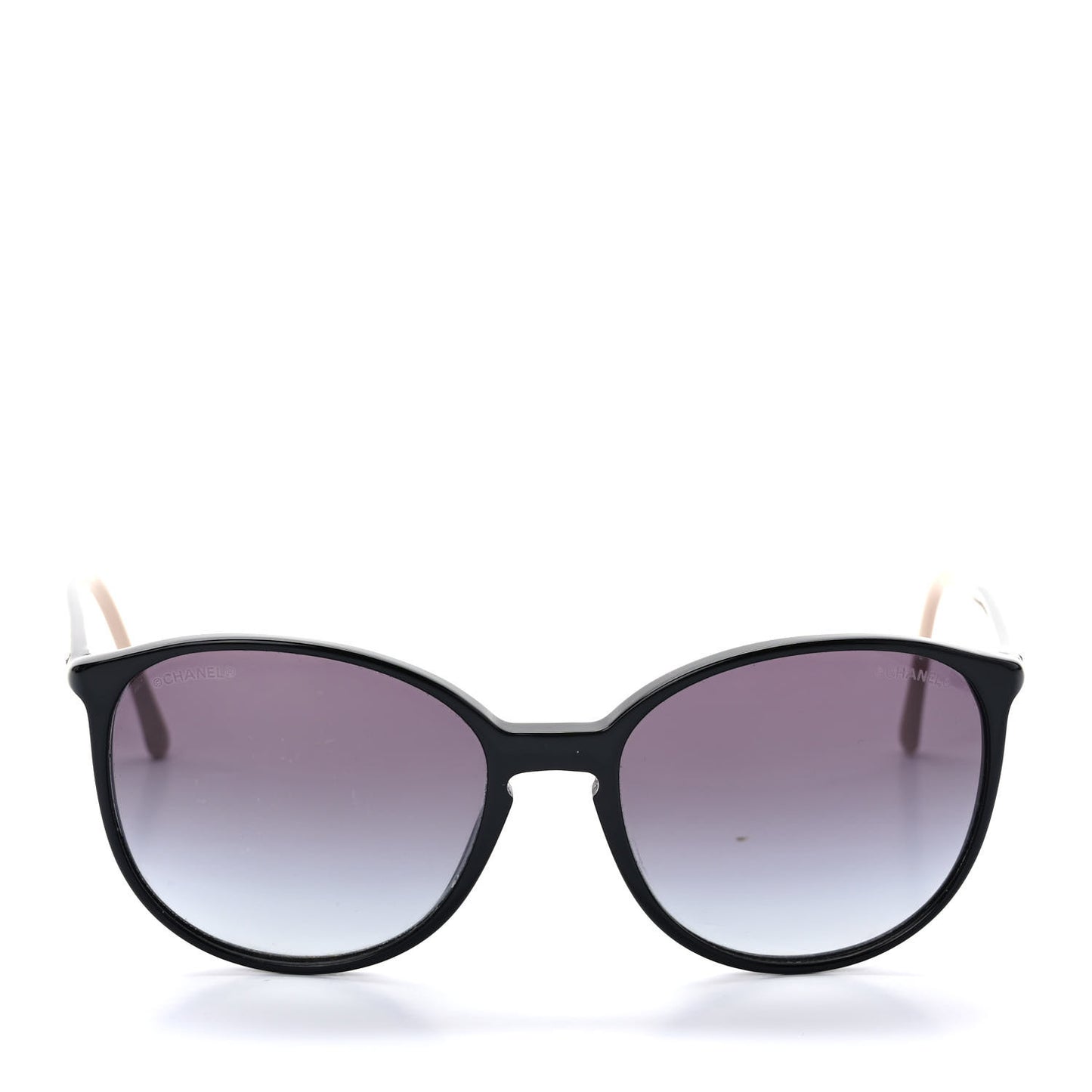 Acetate Round Sunglasses 5278 Black