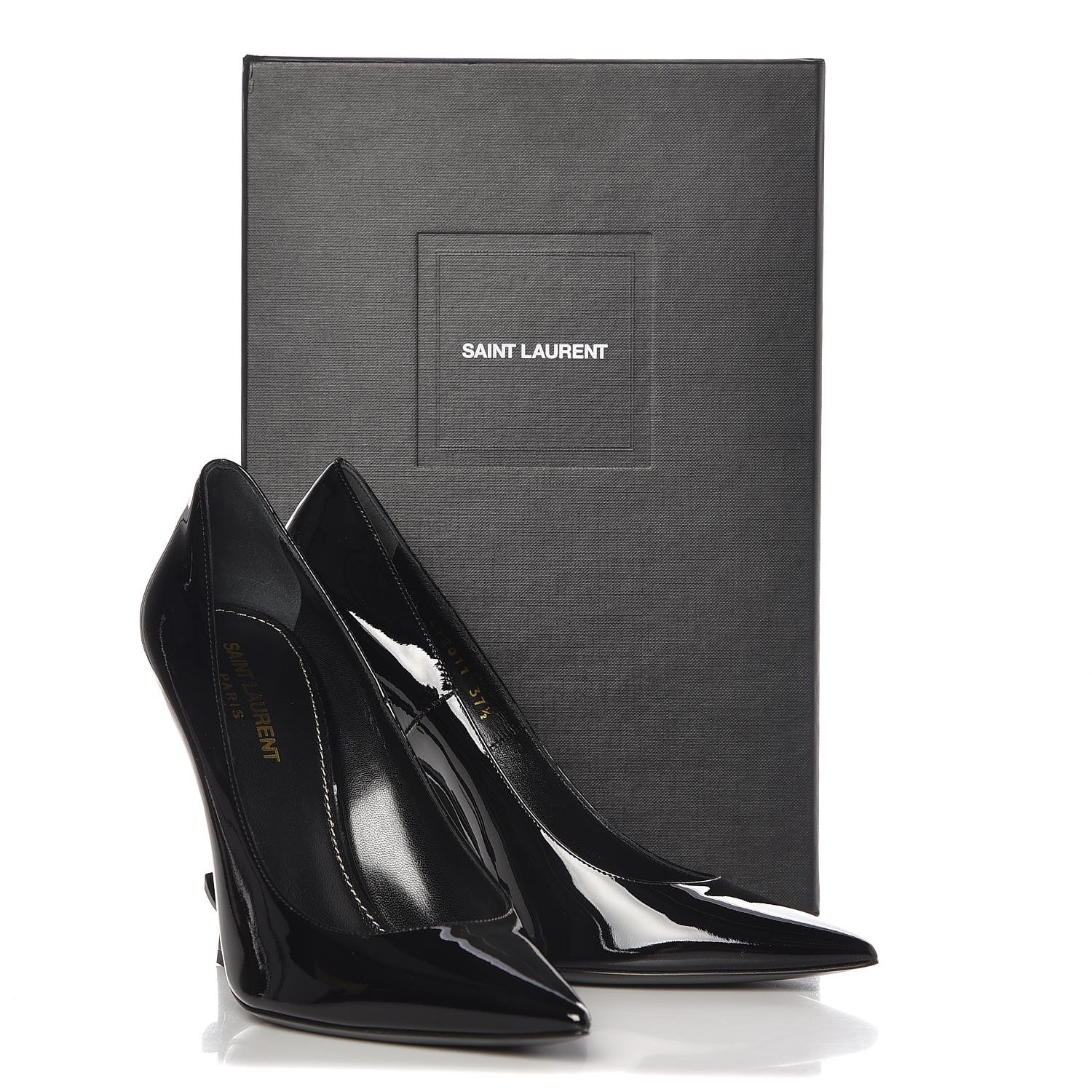 Saint Laurent Patent Opyum 110 Pumps 37.5 Black 11 of 11