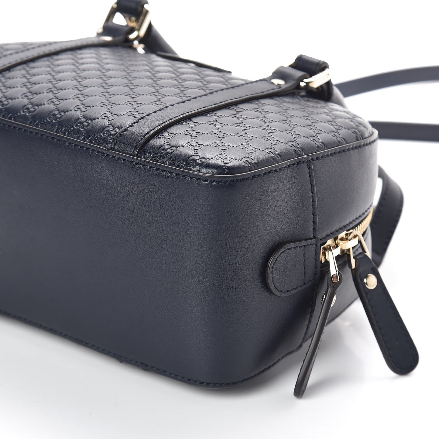 Soft Microguccissima Small Crossbody Bag Blue