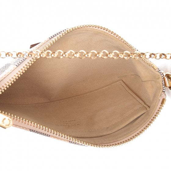 Louis Vuitton Damier Azur Pochette Milla MM 5 of 8