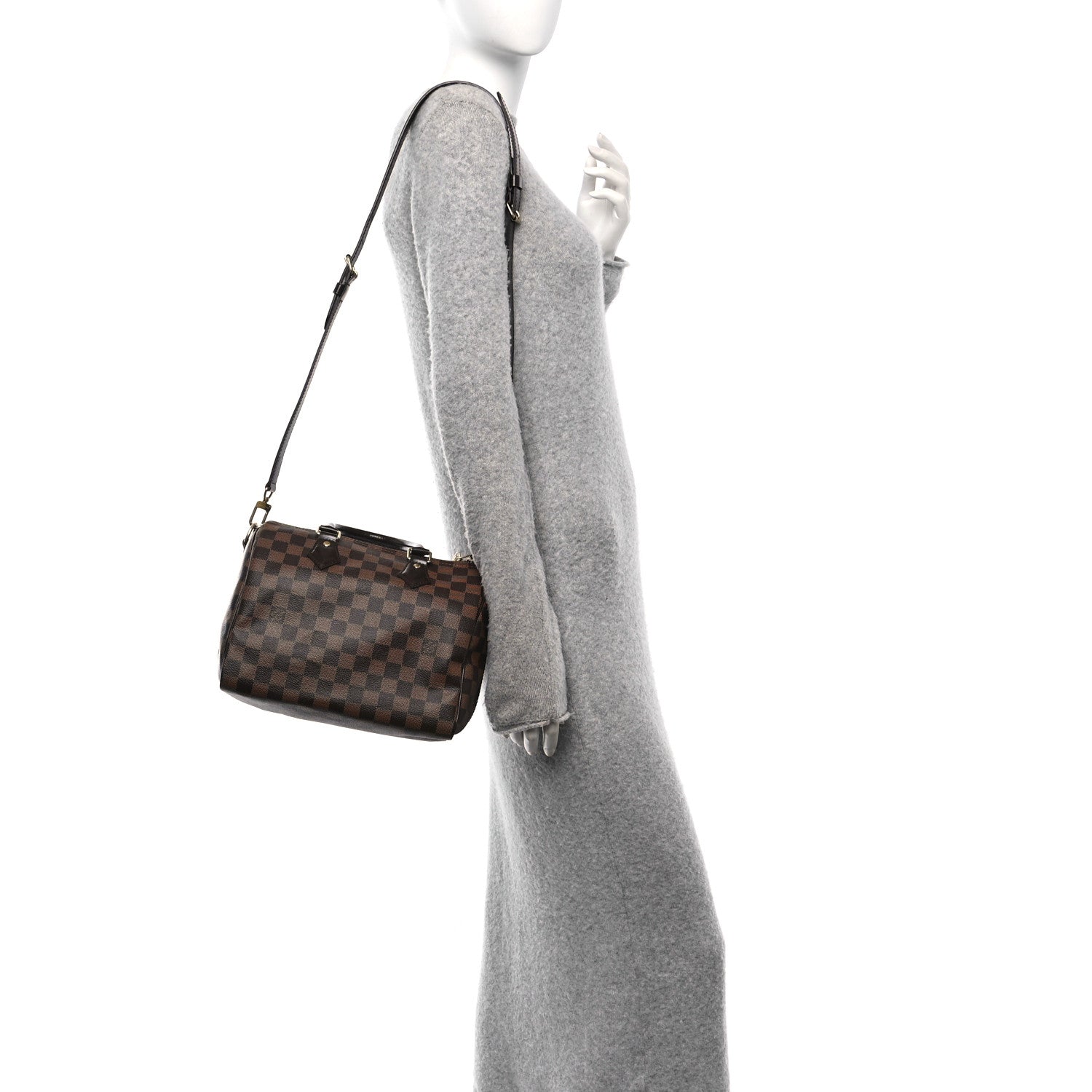 Louis Vuitton Damier Ebene Speedy Bandouliere 25 2 of 16