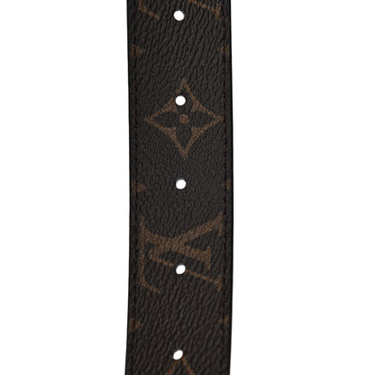 Louis Vuitton Calfskin Monogram 30mm LV Initiales Reversible Belt 75 30 Coquelicot 6 of 9