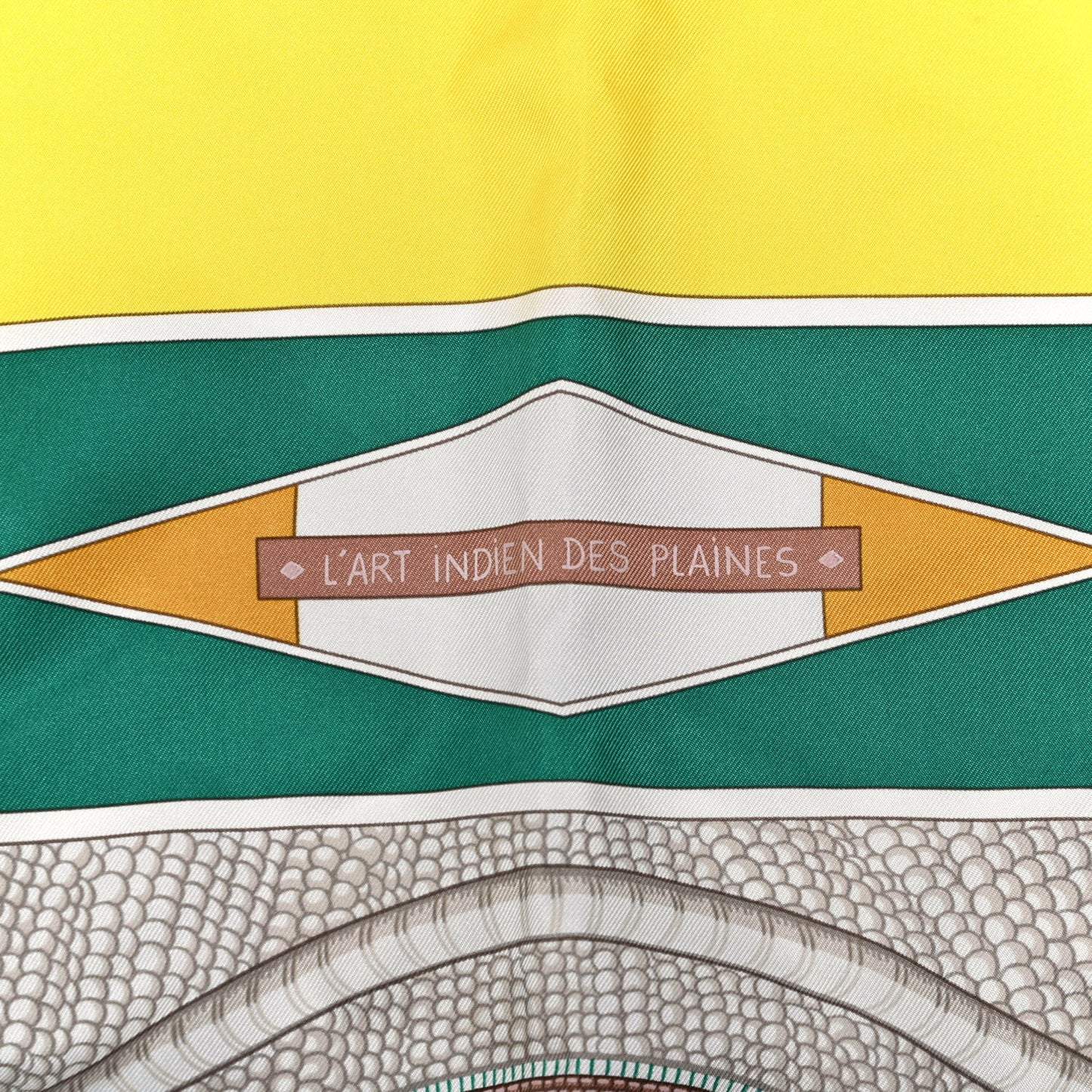 Silk L'Art Indien Des Plaines Scarf 90