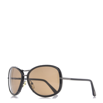 Tom Ford Elle Aviator Sunglasses TF135 Black 1 of 6