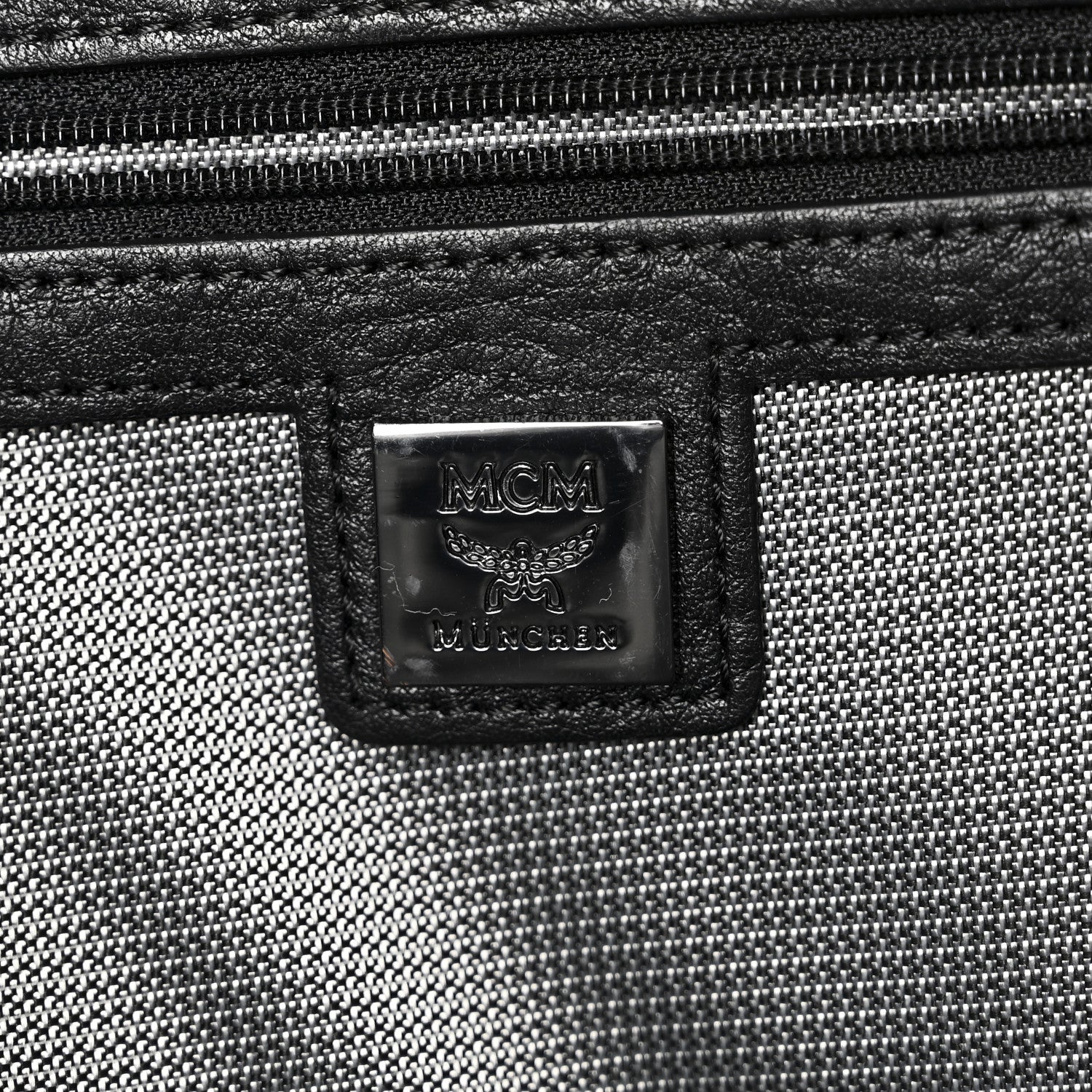 MCM Visetos Medium Side Studs Stark Backpack Black 6 of 9