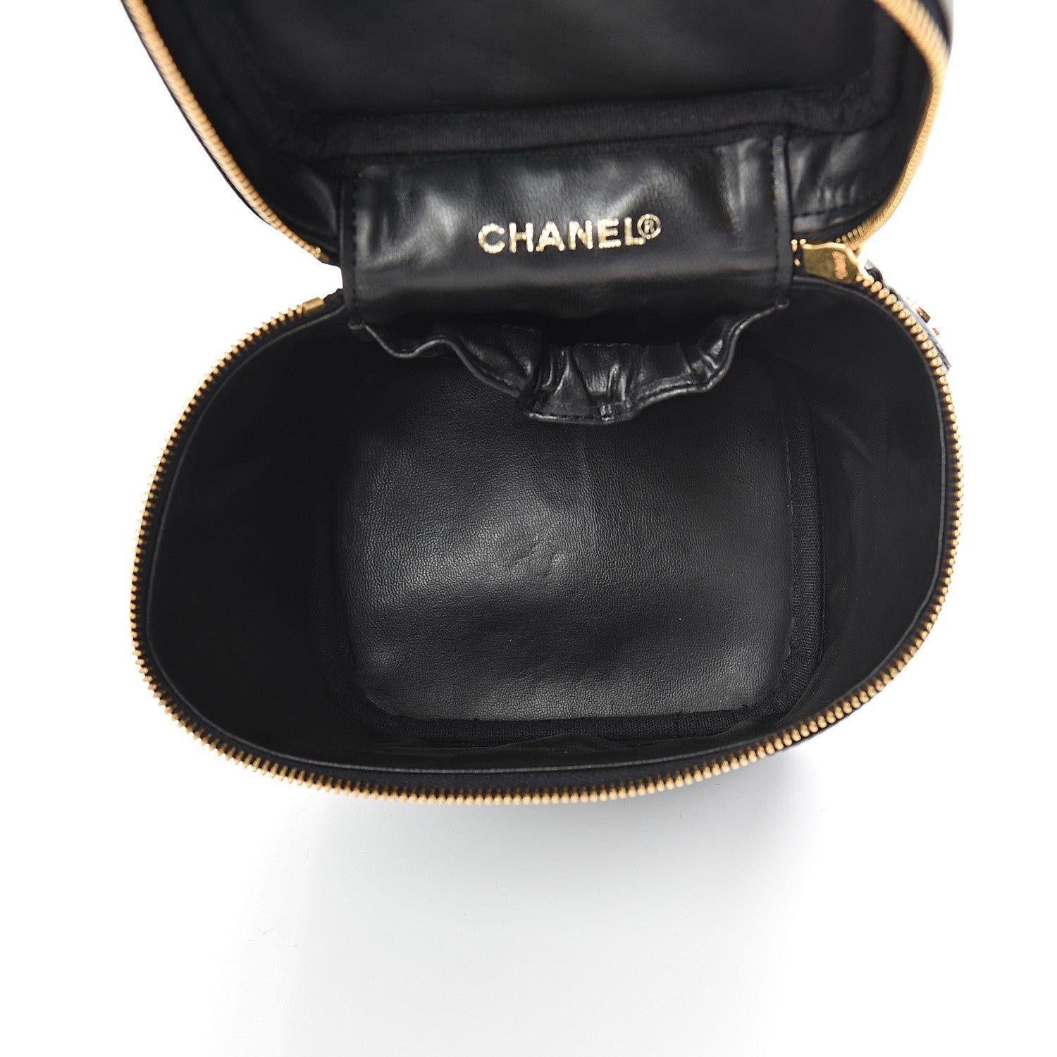Chanel Caviar Cosmetic Vanity Bag Black 5 of 16