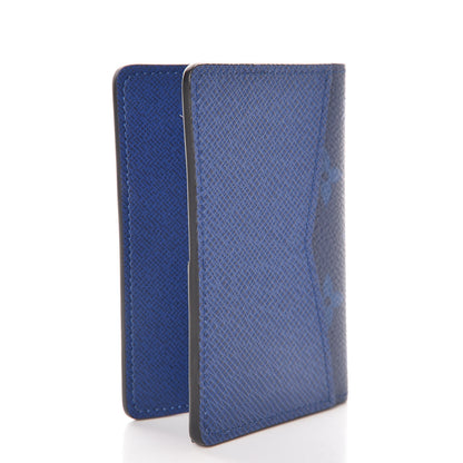 Louis Vuitton Monogram Taiga Pocket Organizer Cobalt 3 of 8