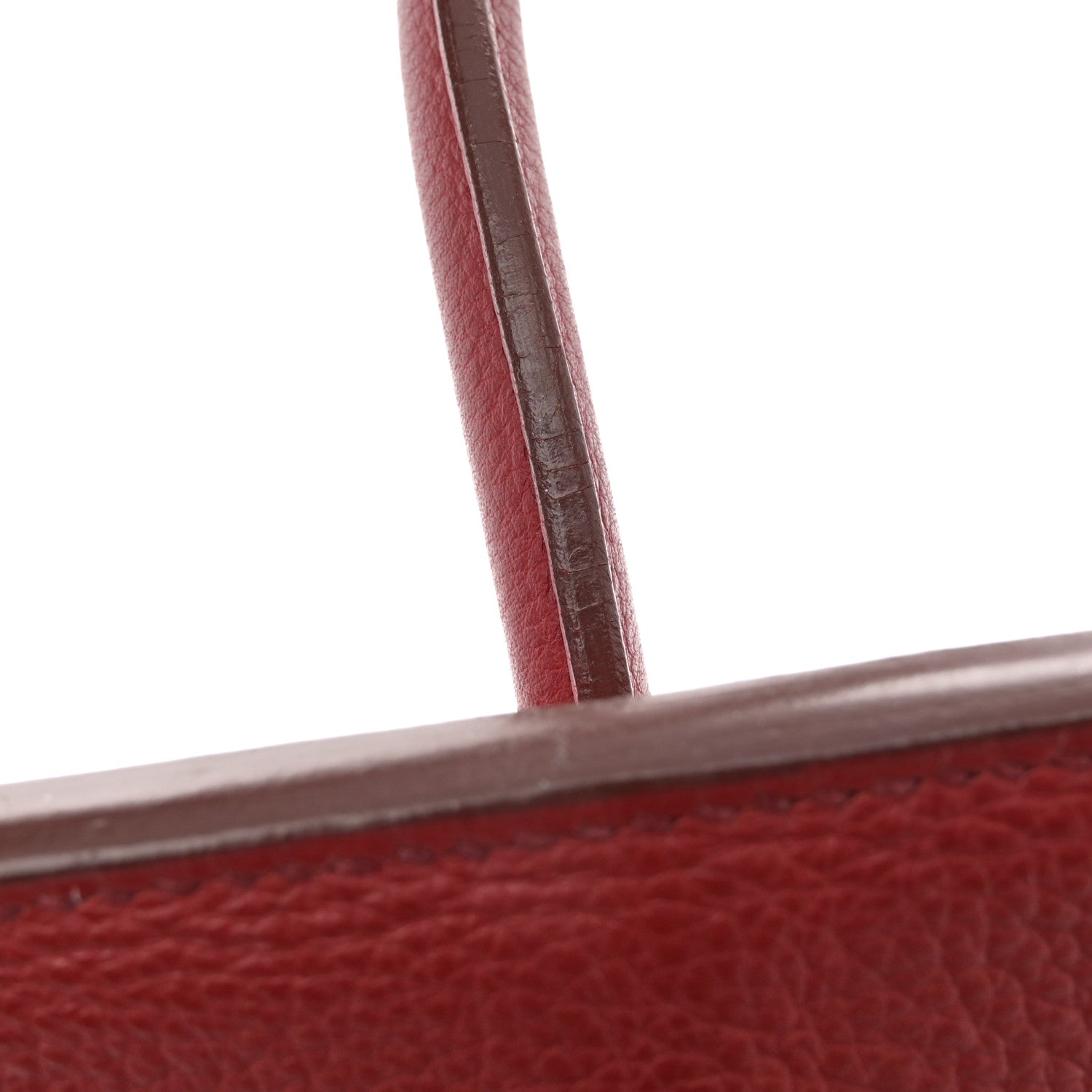 Hermes Taurillon Clemence Birkin 30 Rouge Garance 15 of 16