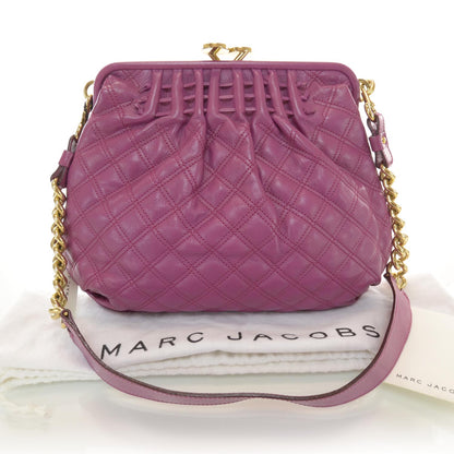 Marc Jacobs Quilted Bonnie Fuchsia 3 of 7