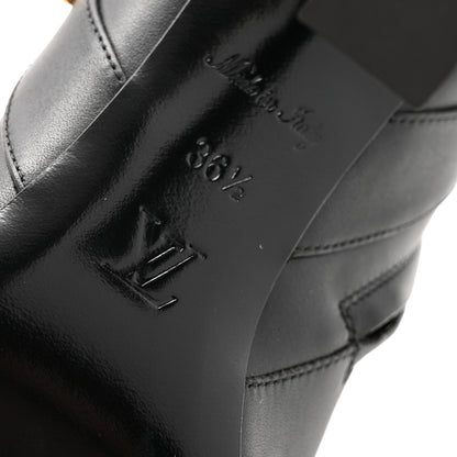 Louis Vuitton Calfskin Sparkle Ankle Boot 36.5 Black 10 of 13