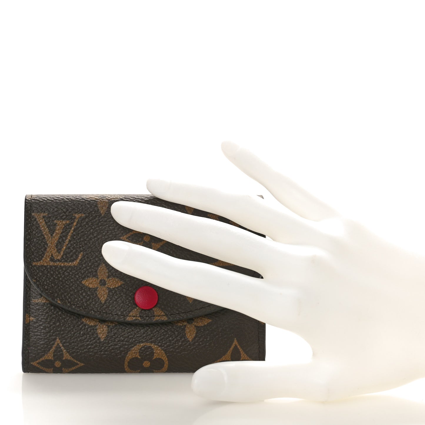 Monogram Rosalie Coin Purse Fuchsia