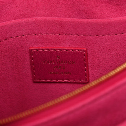 Louis Vuitton Calfskin LV New Wave Chain Bag Rose Freesia 6 of 9