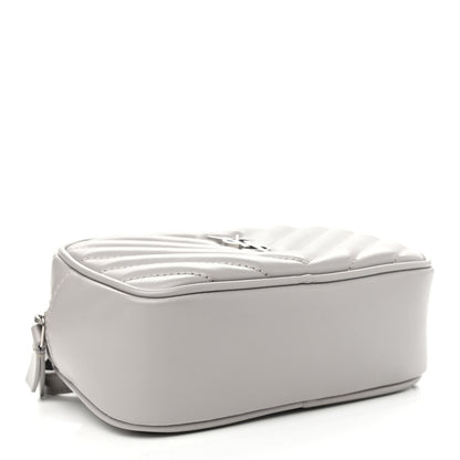 Saint Laurent Calfskin Matelasse Monogram Lou Belt Bag Grey 3 of 8