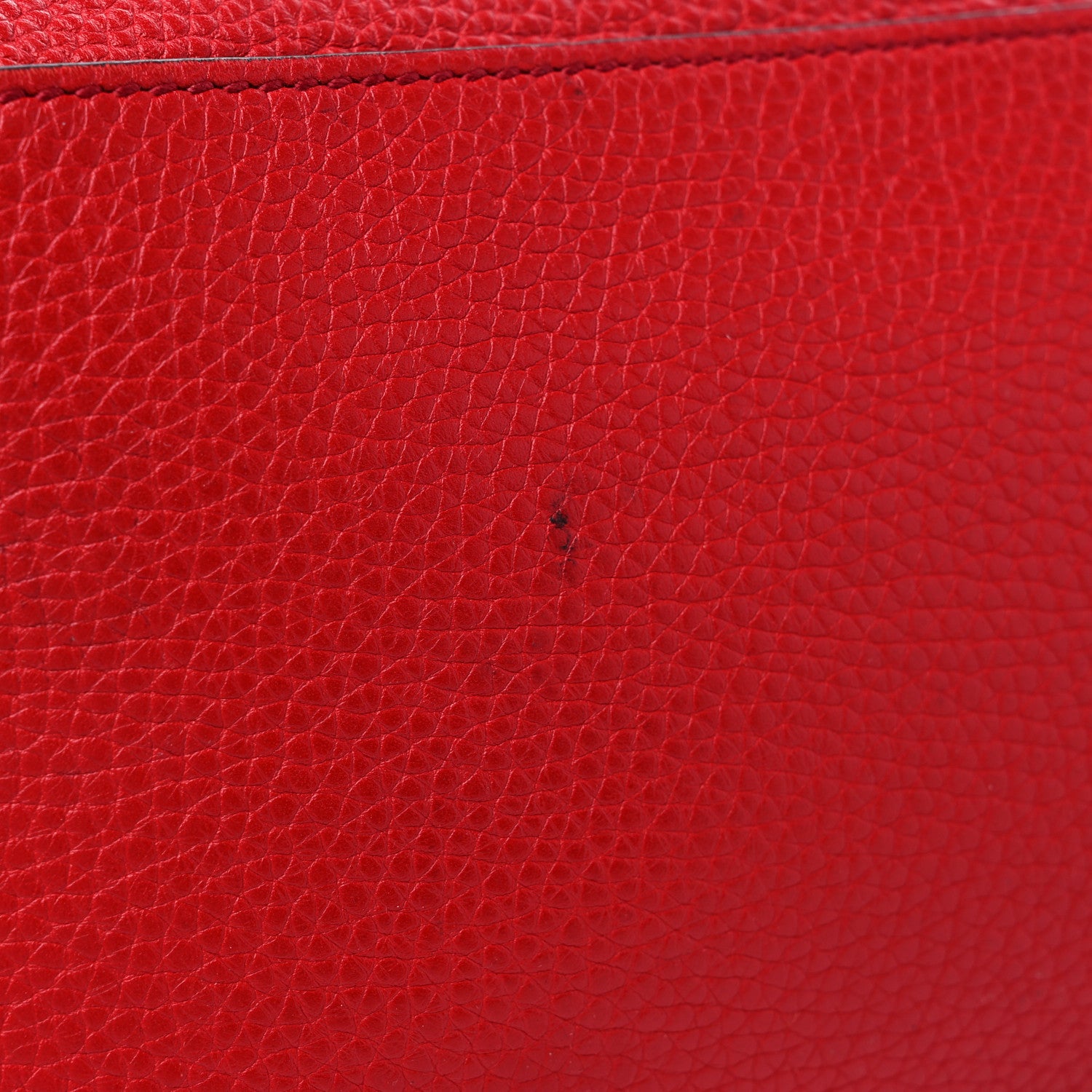 Gucci Cellarius Calfskin Medium Soho Chain Shoulder Bag Vibrant Red 13 of 14