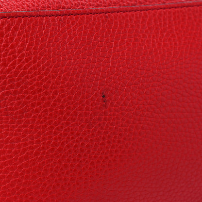 Gucci Cellarius Calfskin Medium Soho Chain Shoulder Bag Vibrant Red 13 of 14