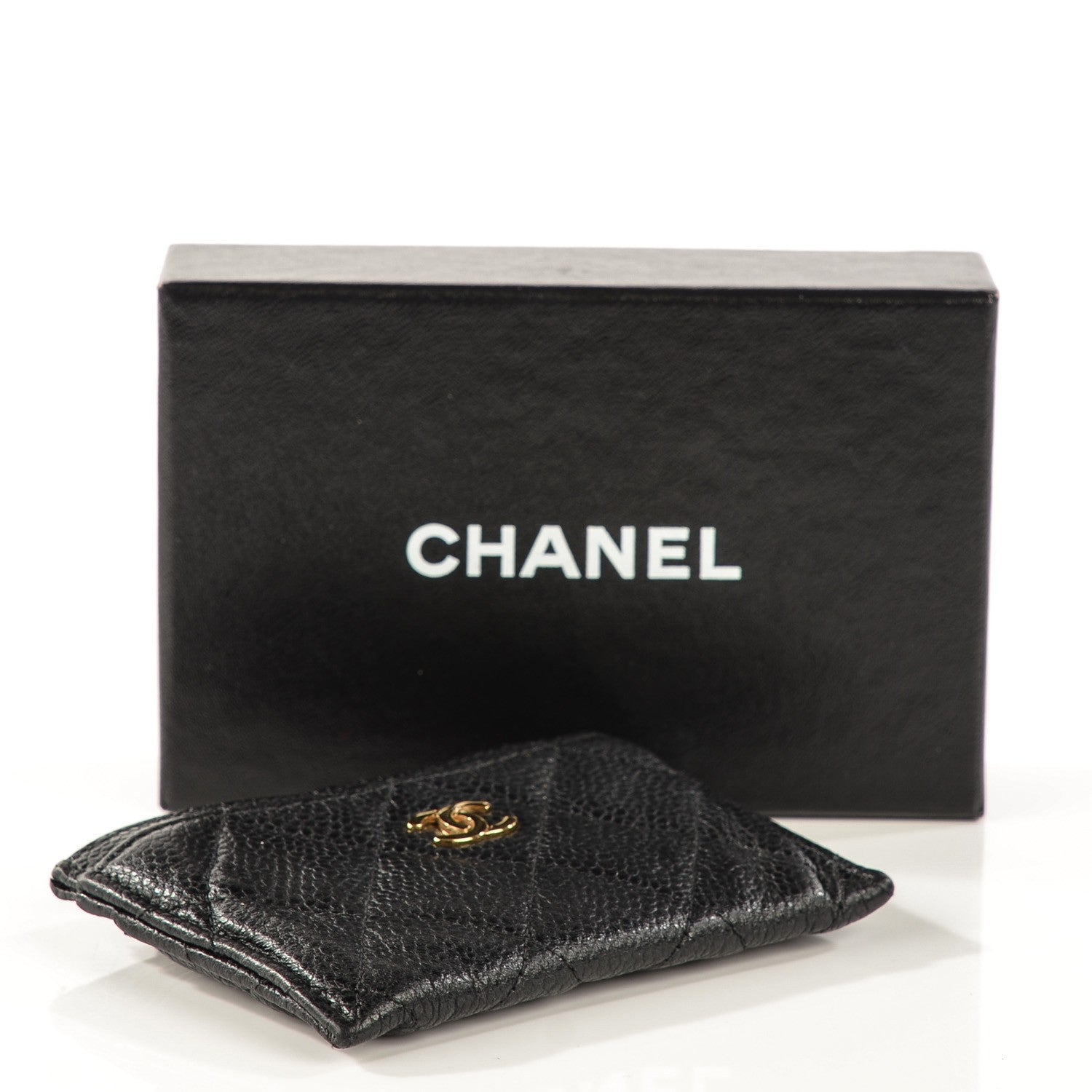 Chanel Caviar Quilted Card Holder Black 4 of 8