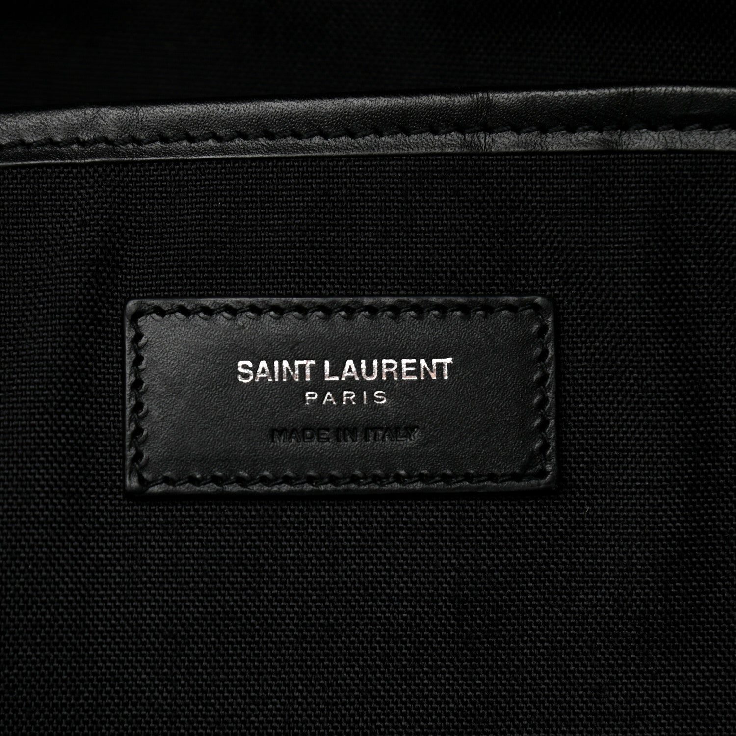 Saint Laurent Canvas City Backpack Black 6 of 12