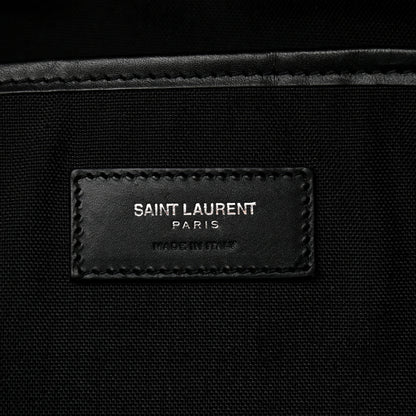 Saint Laurent Canvas City Backpack Black 6 of 12
