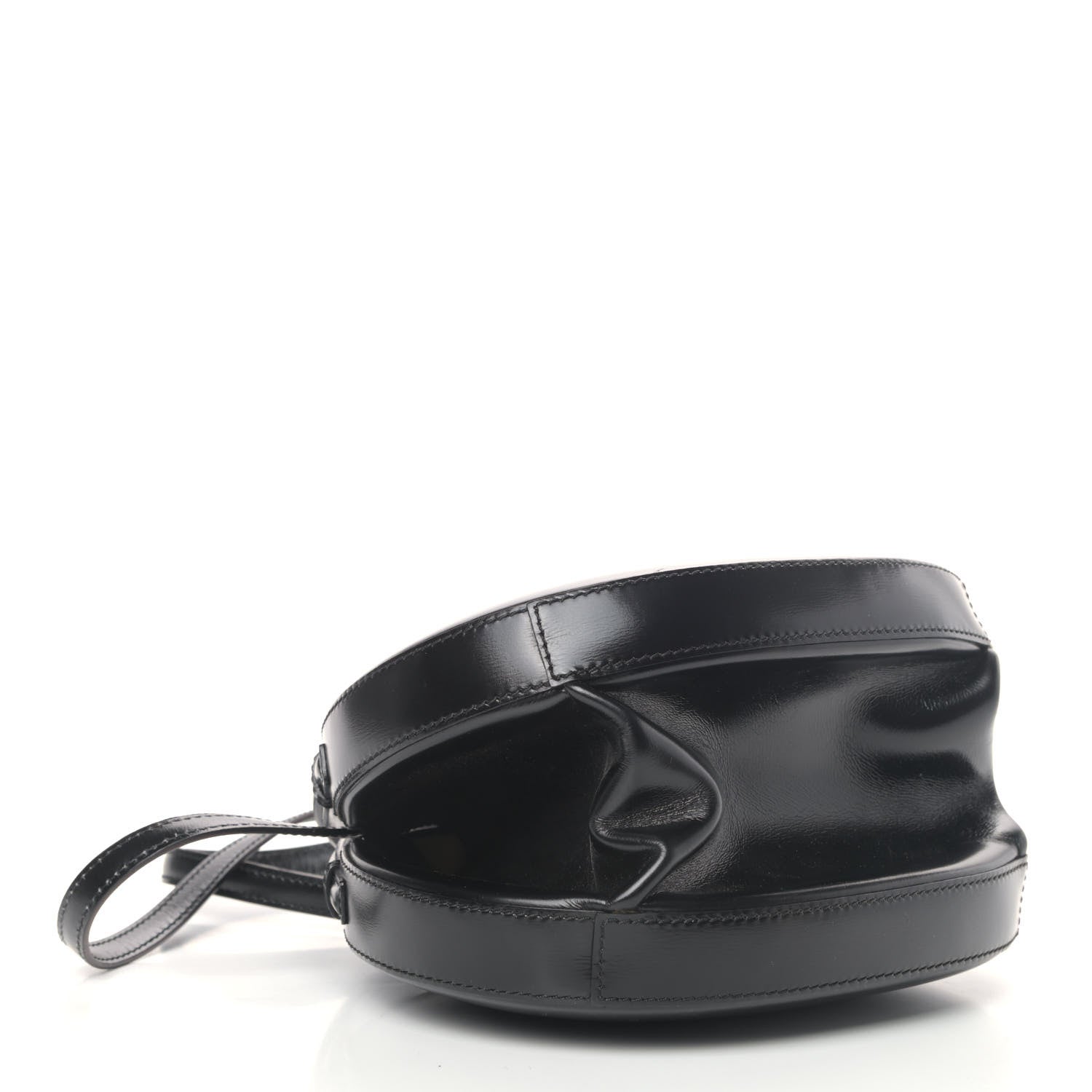 Loewe Calfskin Round Top Handle Bag Black 6 of 18