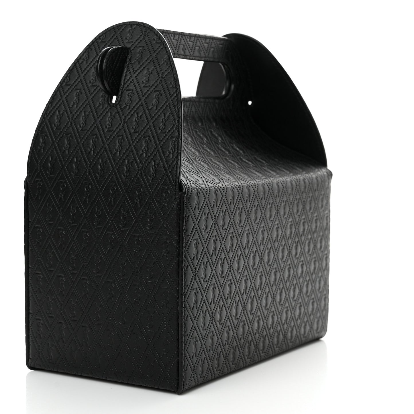 Calfskin Monogram Take Away Box Black