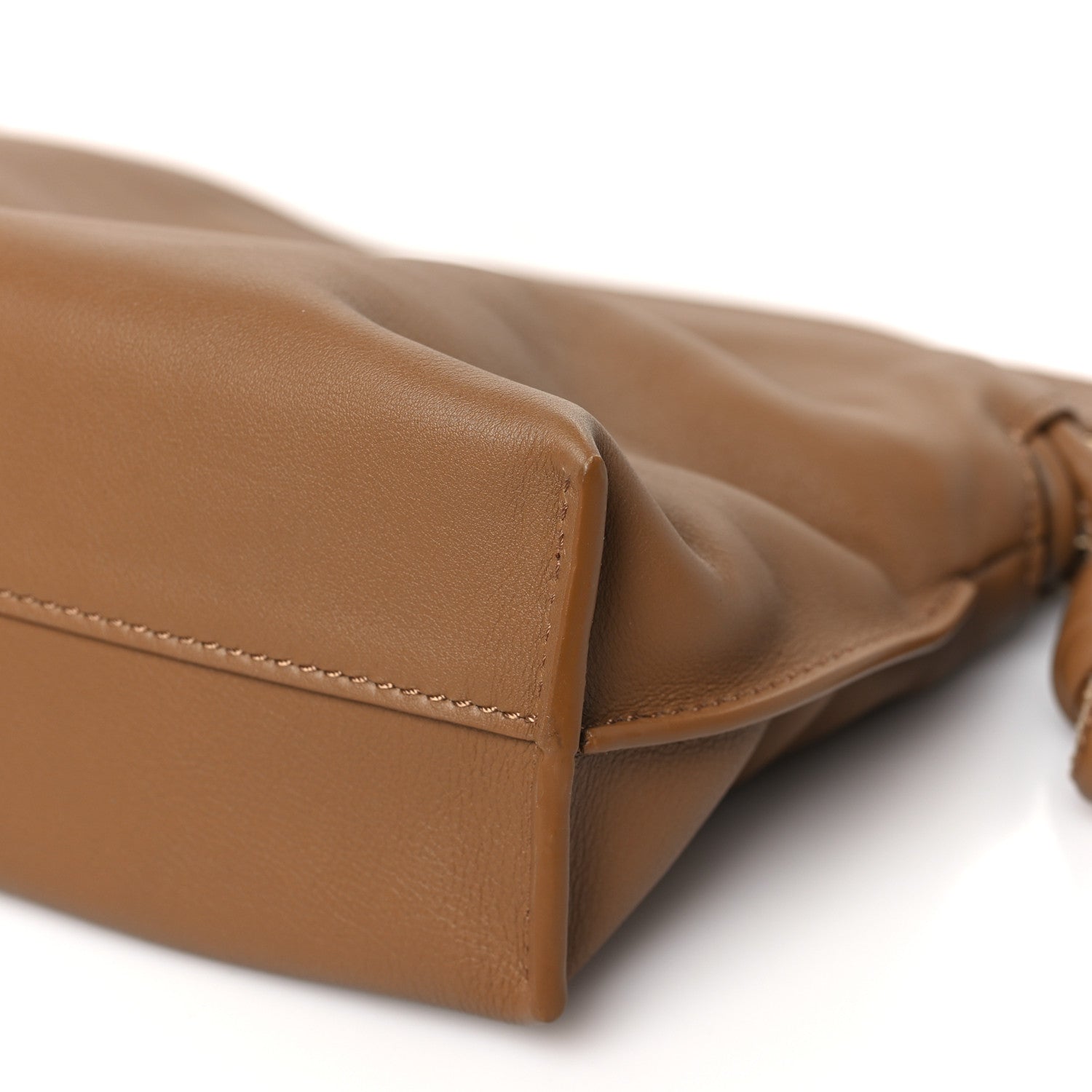 Loewe X SUNA FUJITA Nappa Flamenco Knot Clutch Brown 8 of 8