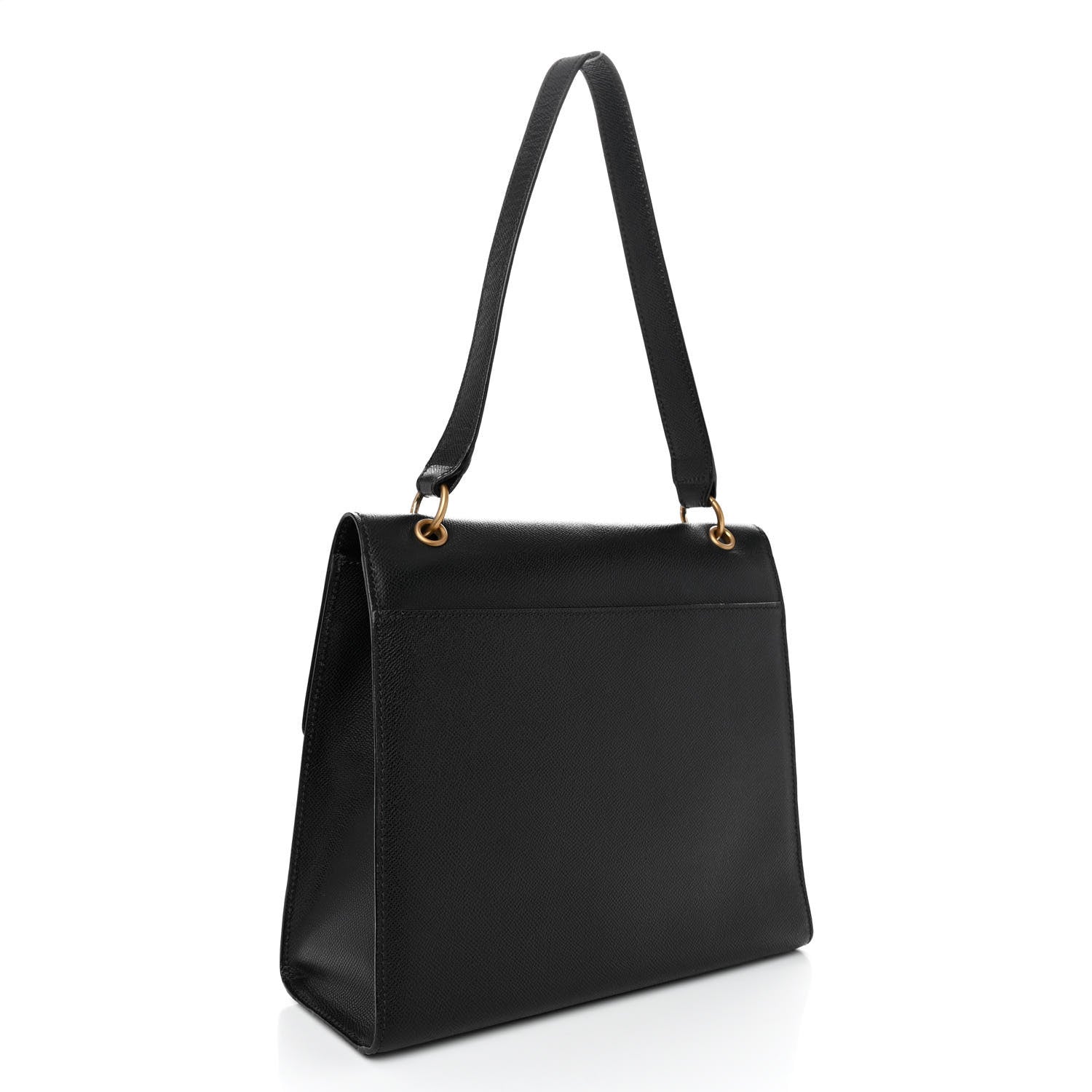 Chanel Caviar Flap Shoulder Bag Black 3 of 11