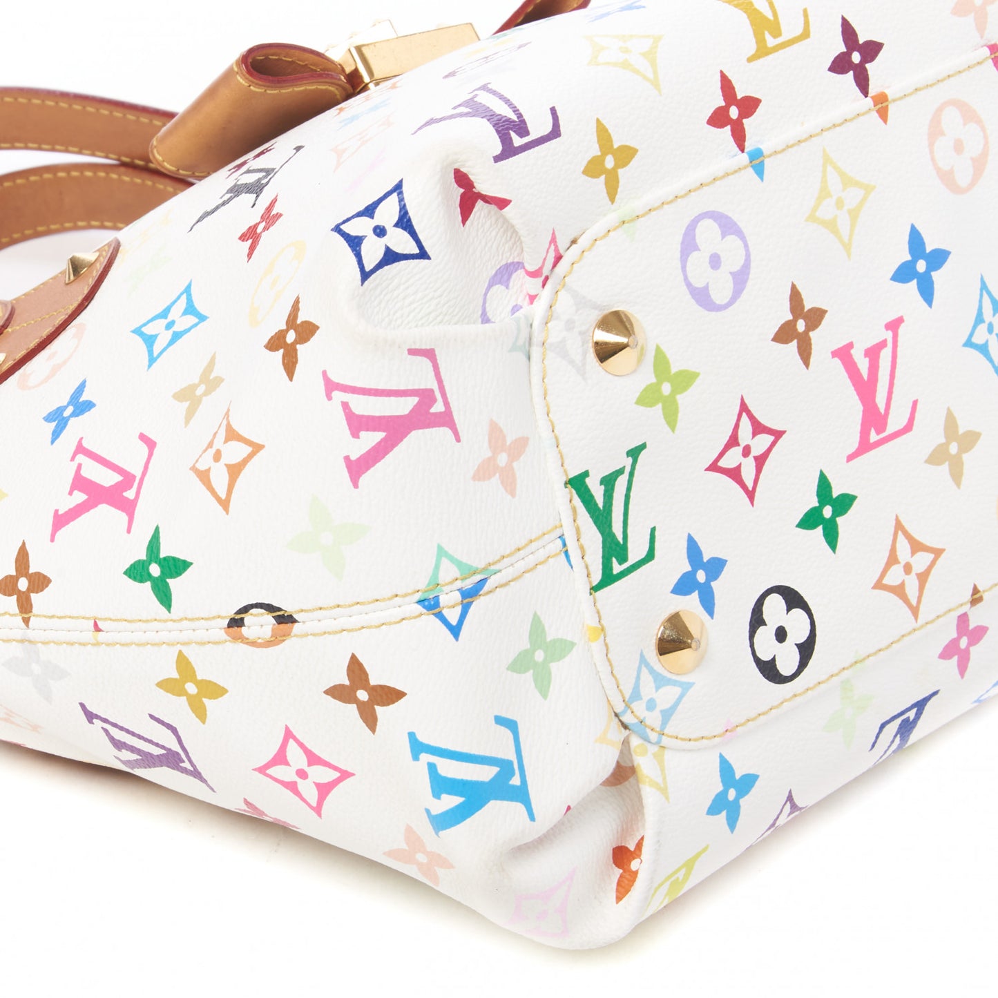 Monogram Multicolor Annie MM White