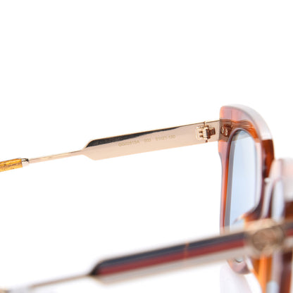 Gucci Acetate Square Frame Web GG0281/S Sunglasses Havana 5 of 7