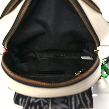Marc Jacobs Saffiano Mini Snapshot Backpack Black Multicolor 5 of 14