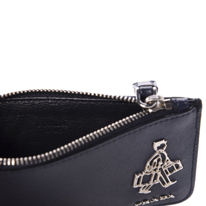 Prada Saffiano Bellhop Key Holder Baltico 10 of 10