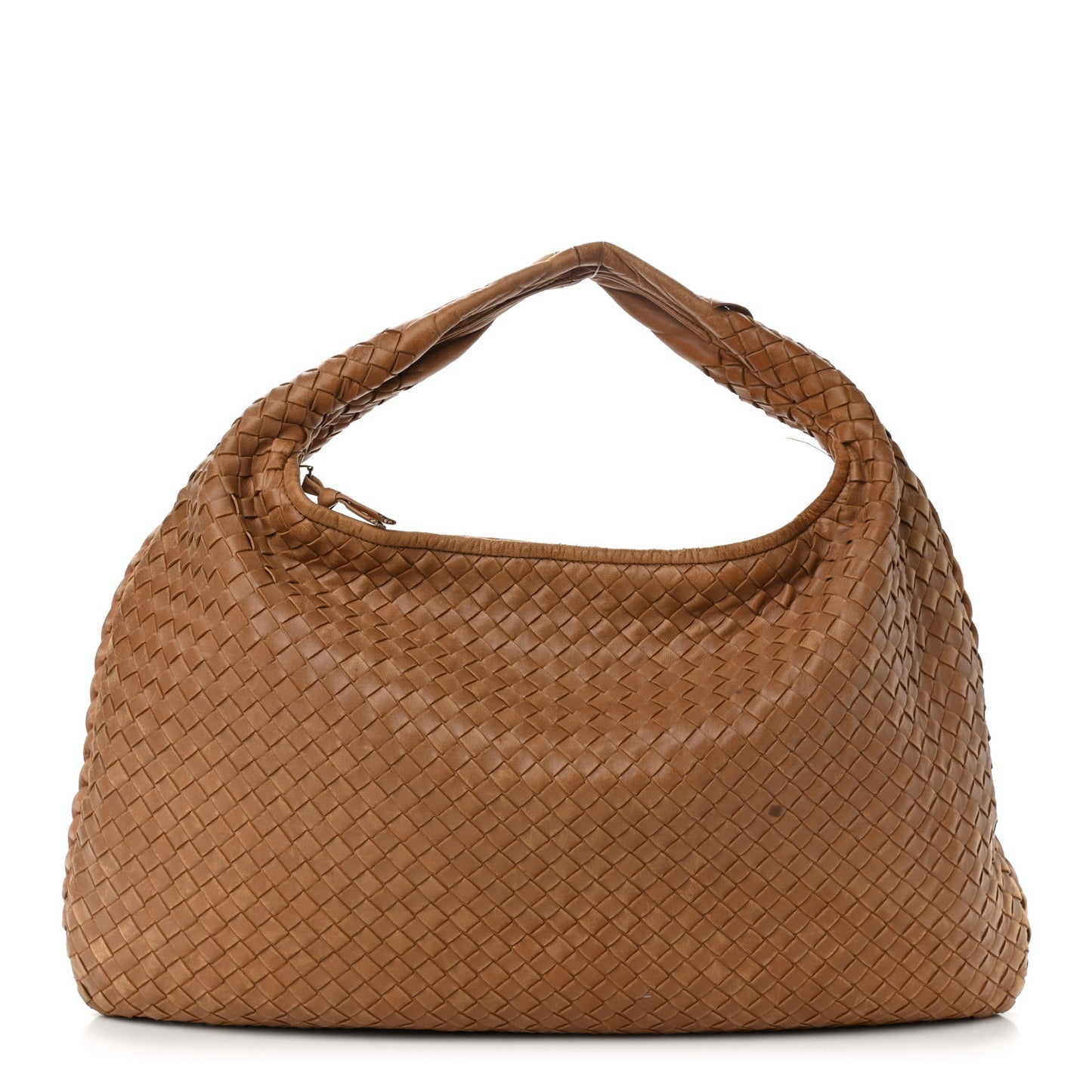 Nappa Intrecciato Large Veneta Hobo Maple