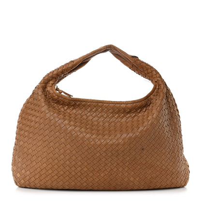 Bottega Veneta Nappa Intrecciato Large Veneta Hobo Maple 1 of 14