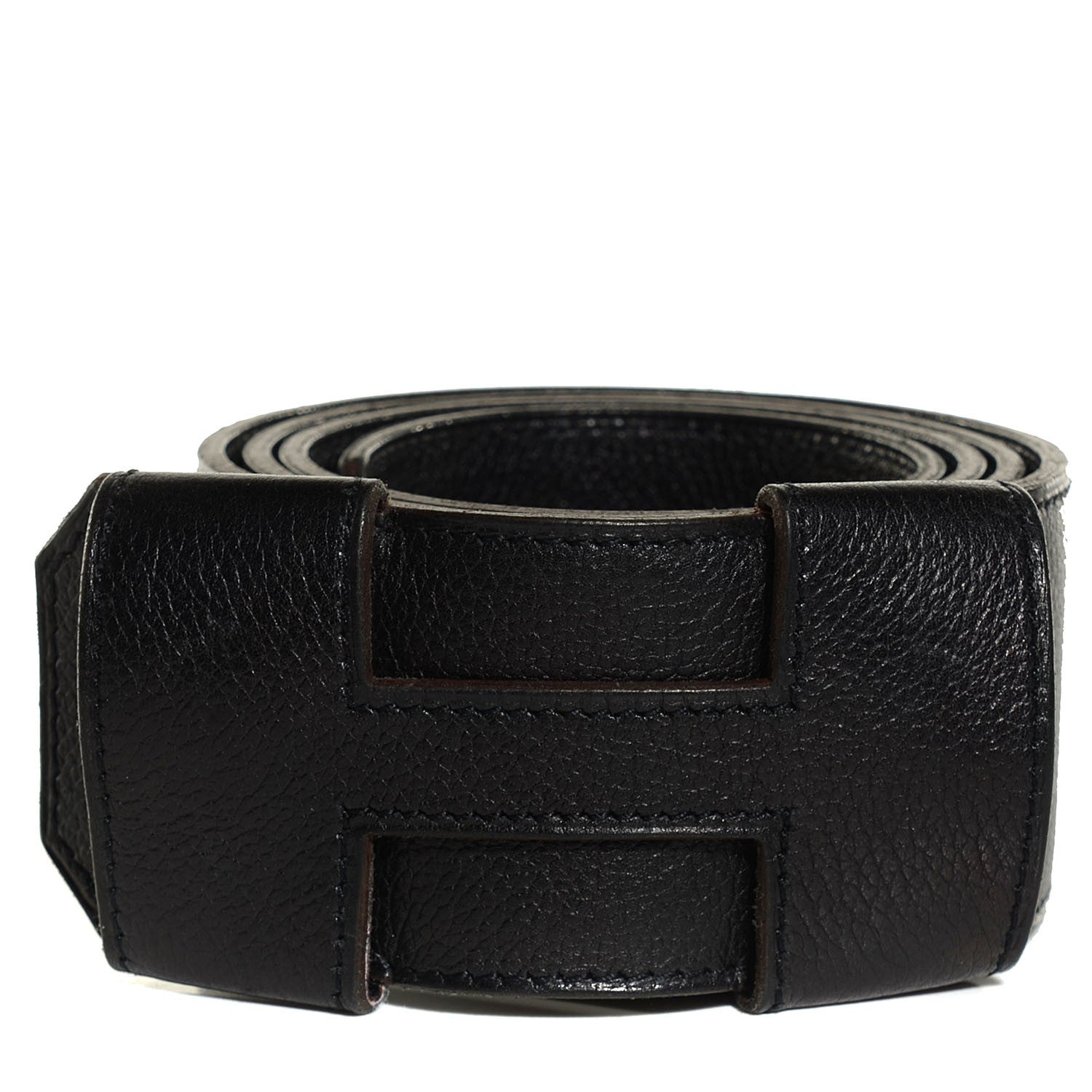 Hermes Evergrain H Belt Black 40 1 of 4