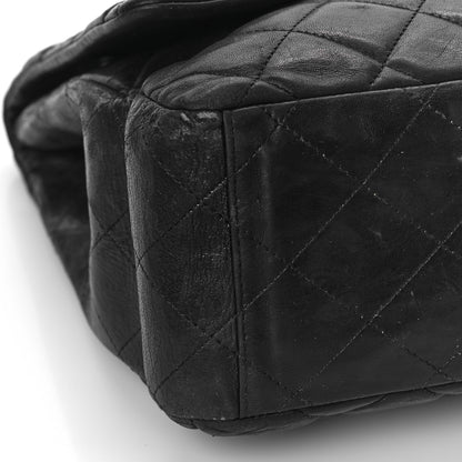 Chanel Lambskin Quilted Maxi Single Flap Black 8 of 14