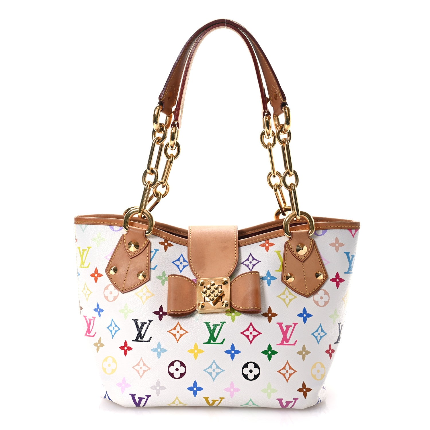 Louis Vuitton Monogram Multicolor Annie MM White 1 of 11