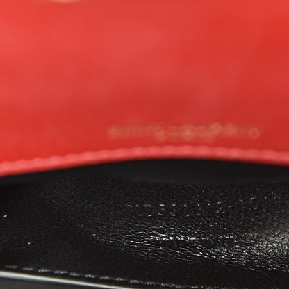 Saint Laurent Lambskin Matelasse Monogram Medium Vicky Chain Bag Rouge Eros 7 of 12