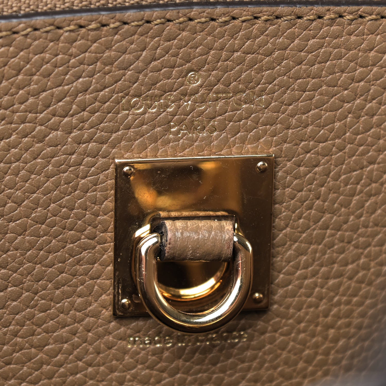 Louis Vuitton Taurillon City Steamer MM Sesame Kombu Black 8 of 8