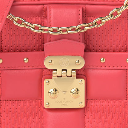 Louis Vuitton Lambskin Damier Quilt Troca PM Rose 7 of 11